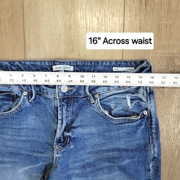 Dear John Liam Straight Distressed Jeans size 30 - Picture 7 of 9